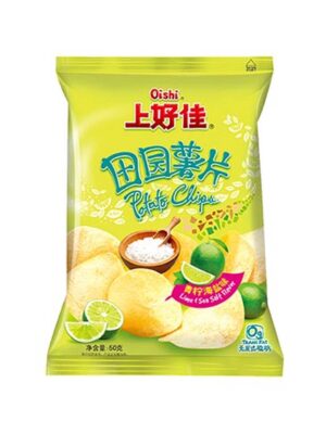 合并10+1(014058虾条) 上好佳田园薯片(青柠海盐味) 20/50g | EMBFOOD