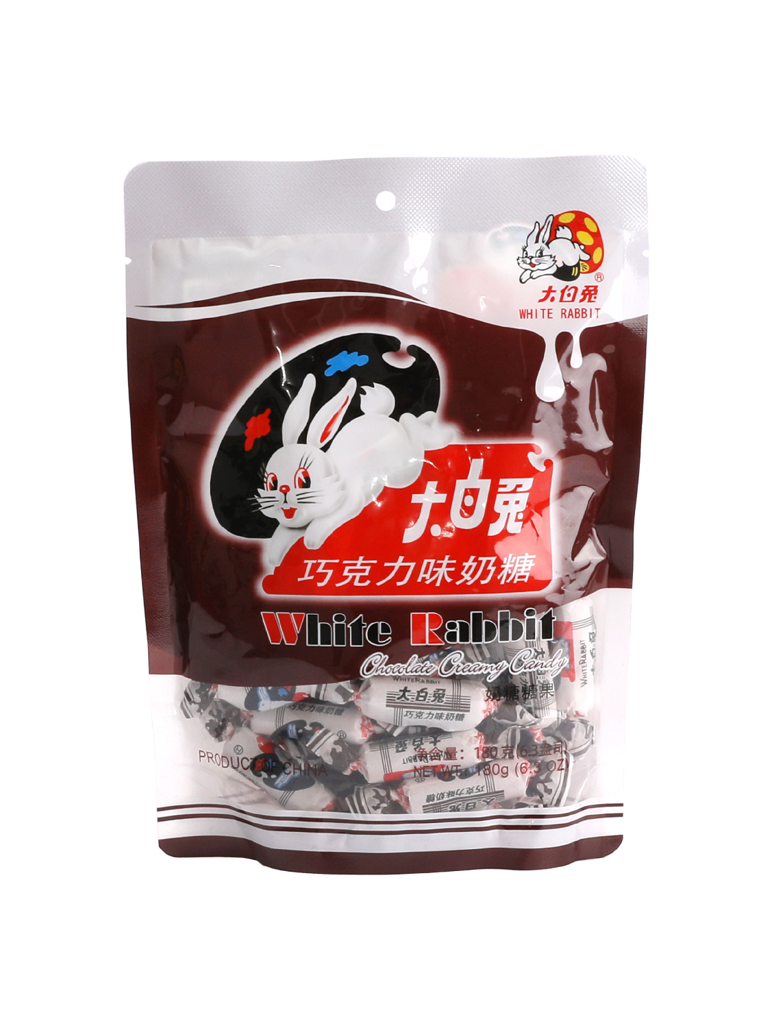Caramelos chocolate WHITE RABBIT 24/180g | EMB FOOD