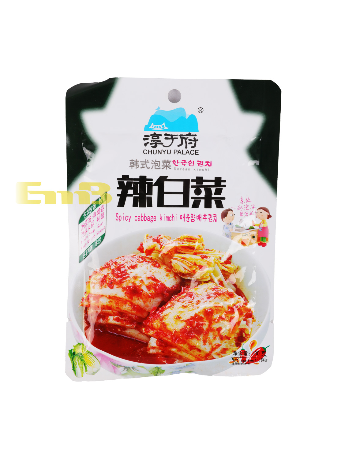 淳于府韩式辣白菜 60/100g | EMBFOOD