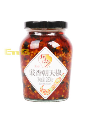 坛坛乡豉香朝天椒 12/280g | EMBFOOD