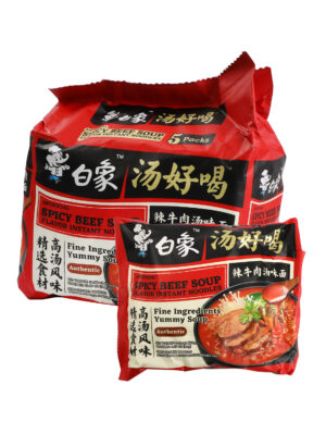 合并10+1白象汤好喝辣牛肉汤味面*袋 30/111g | EMBFOOD