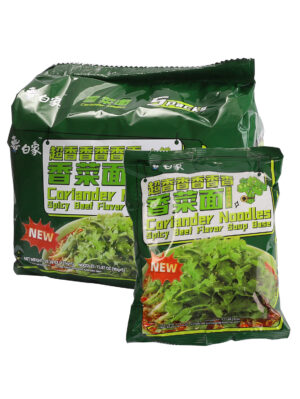 合并10+1白象香菜辣牛肉味方便面 30/115g 五连包 | EMBFOOD