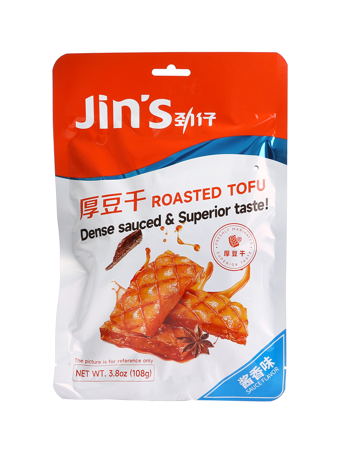 劲仔厚豆干(酱香味) 40/108g | EMBFOOD
