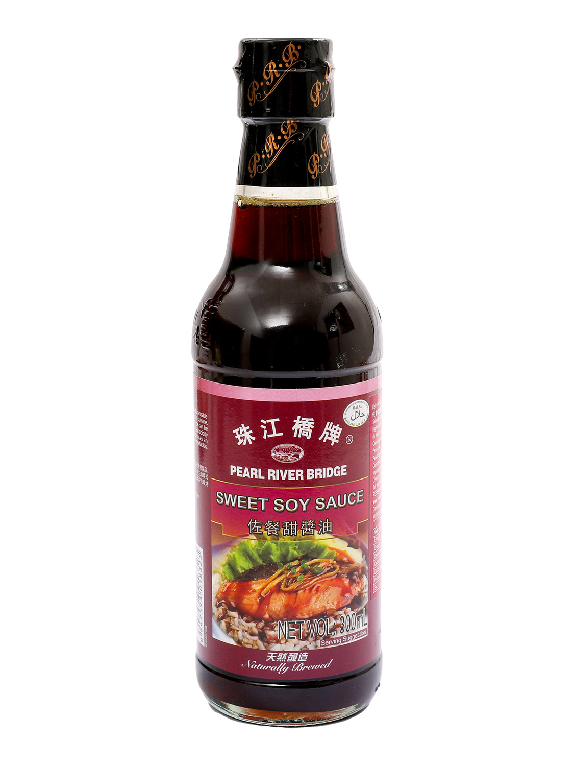合并10+1珠江桥牌佐餐甜酱油 12/300ml | EMBFOOD