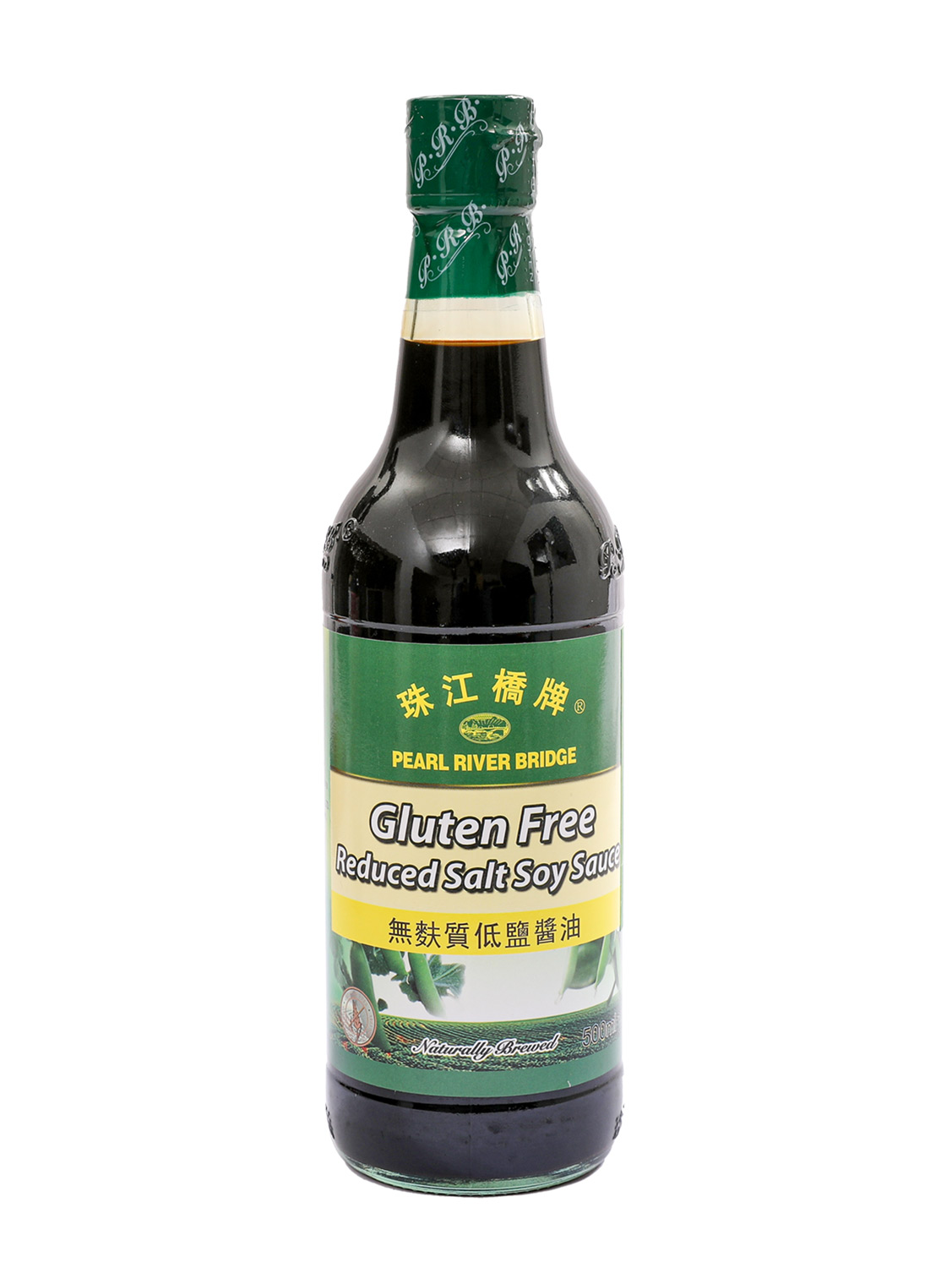 合并10+1珠江桥牌无麸质低盐酱油 12/500ml | EMBFOOD