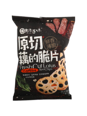 偶得莲味原切藕的脆片(巴西烤肉味) 24/55g | EMBFOOD