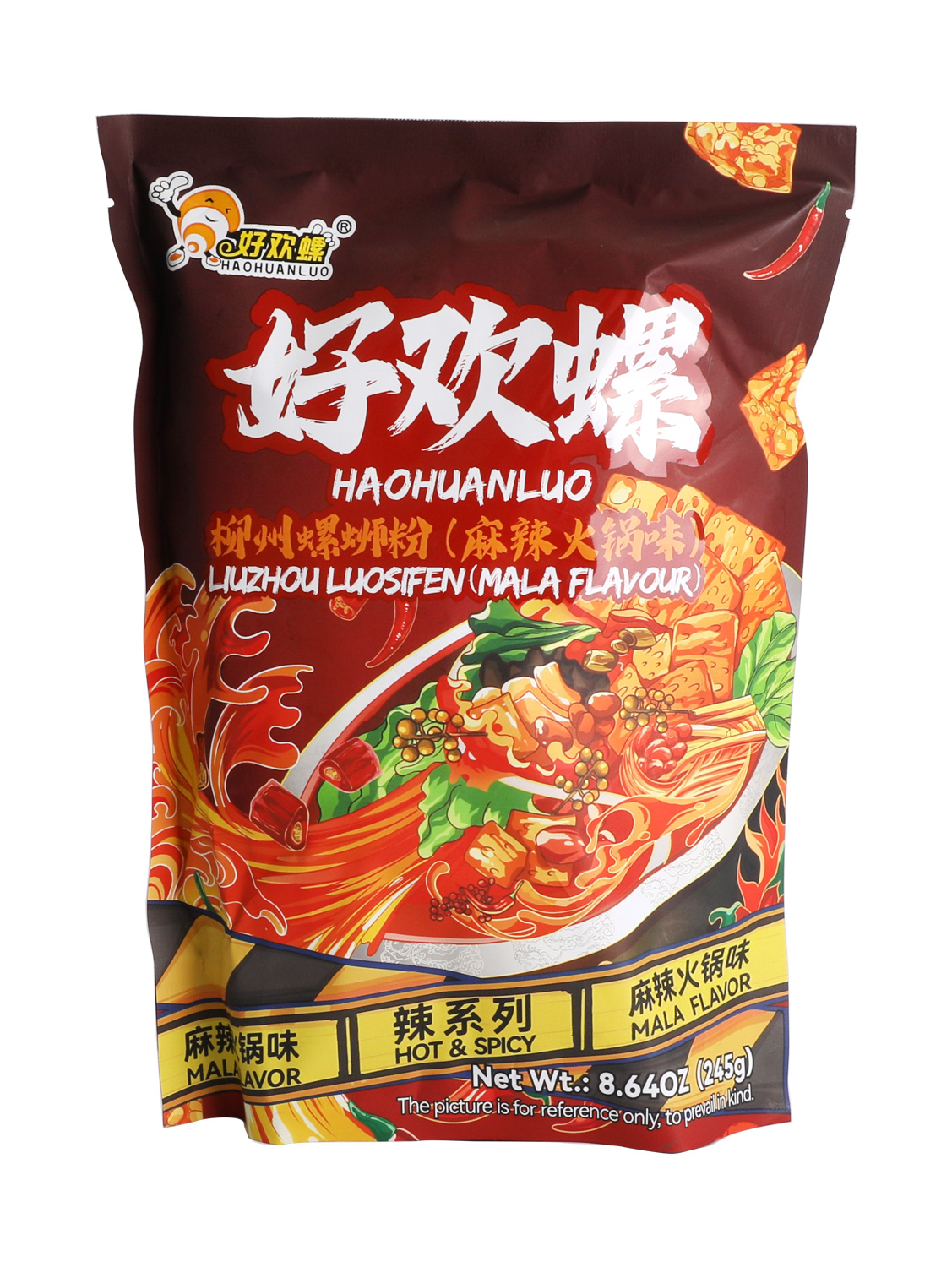 50%好欢螺螺蛳粉(麻辣火锅味) 26/245g | EMBFOOD