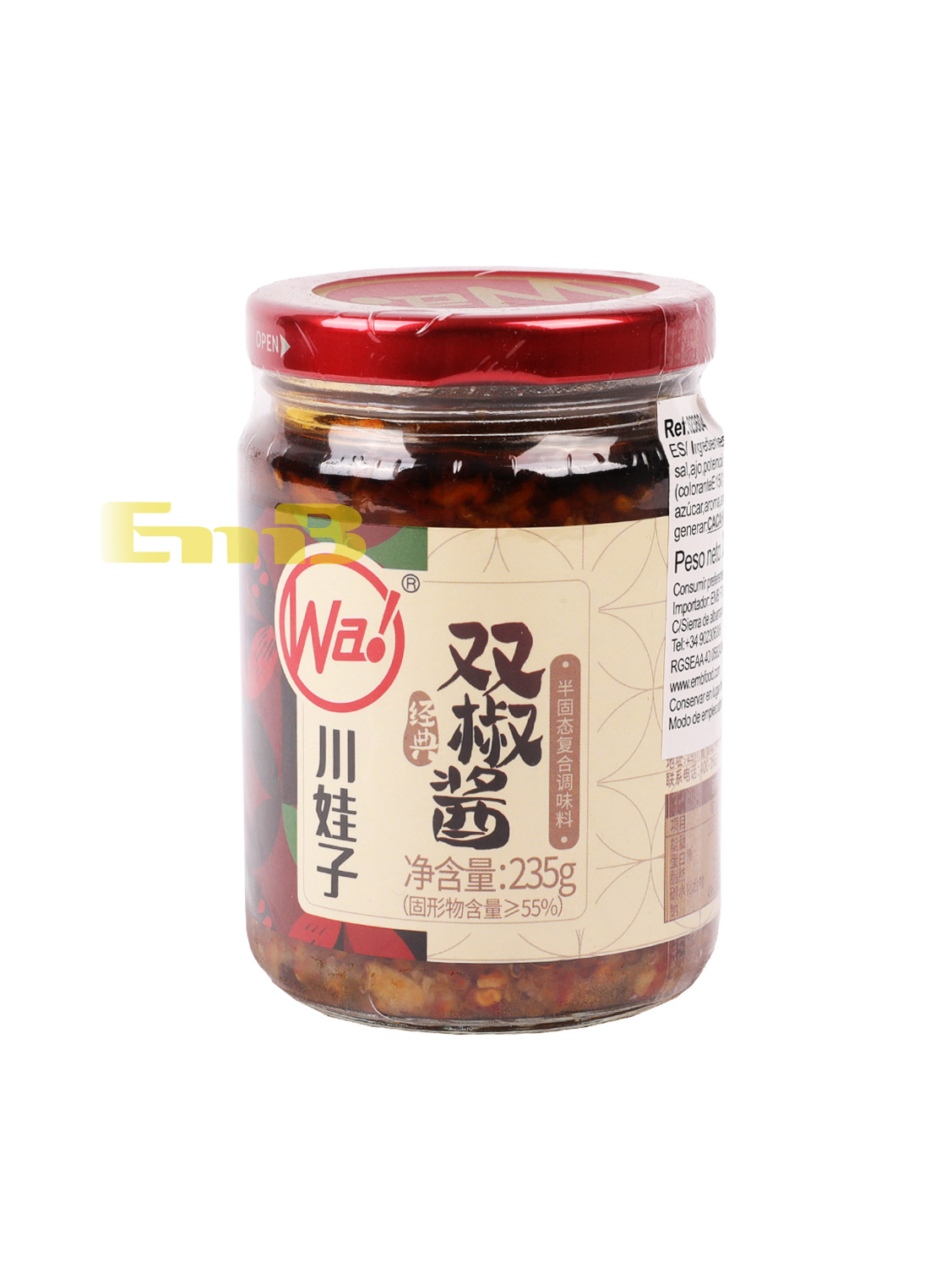 川娃子双椒酱 12/235g | EMBFOOD