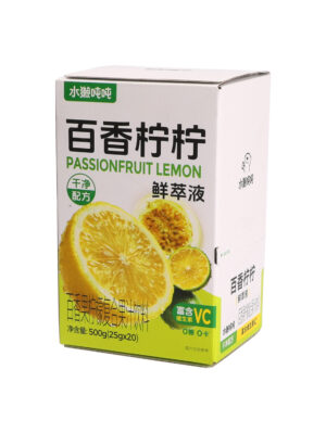 水獭吨吨百香柠柠鲜萃液 10盒/500g(20*25g) | EMBFOOD