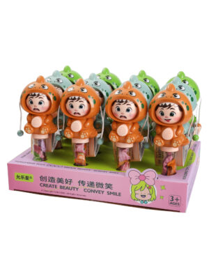 允乐星恐龙变脸猜拳拨浪鼓奇妙棒糖玩 (4*12u)48/5g | EMBFOOD