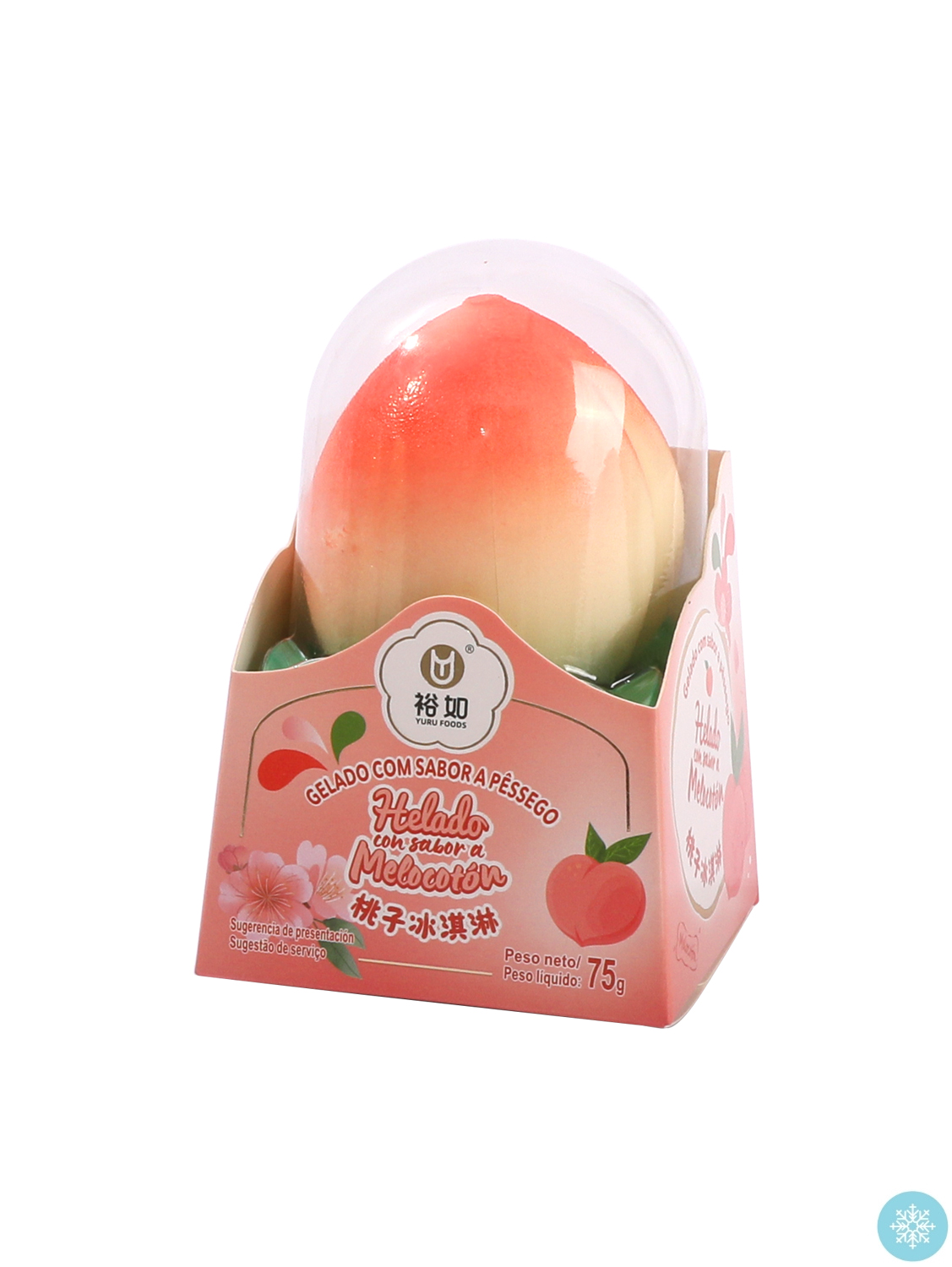 裕如桃子3D冰淇淋 12/75g | EMBFOOD