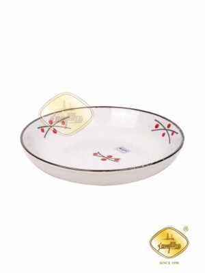 ZR DC手绘点绘饭盘7寸 1*48 GS-038-6416 | EMBFOOD