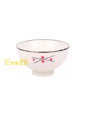 ZR DC手绘点绘平面碗4.75寸 1*80 GS-038-6437 | EMBFOOD