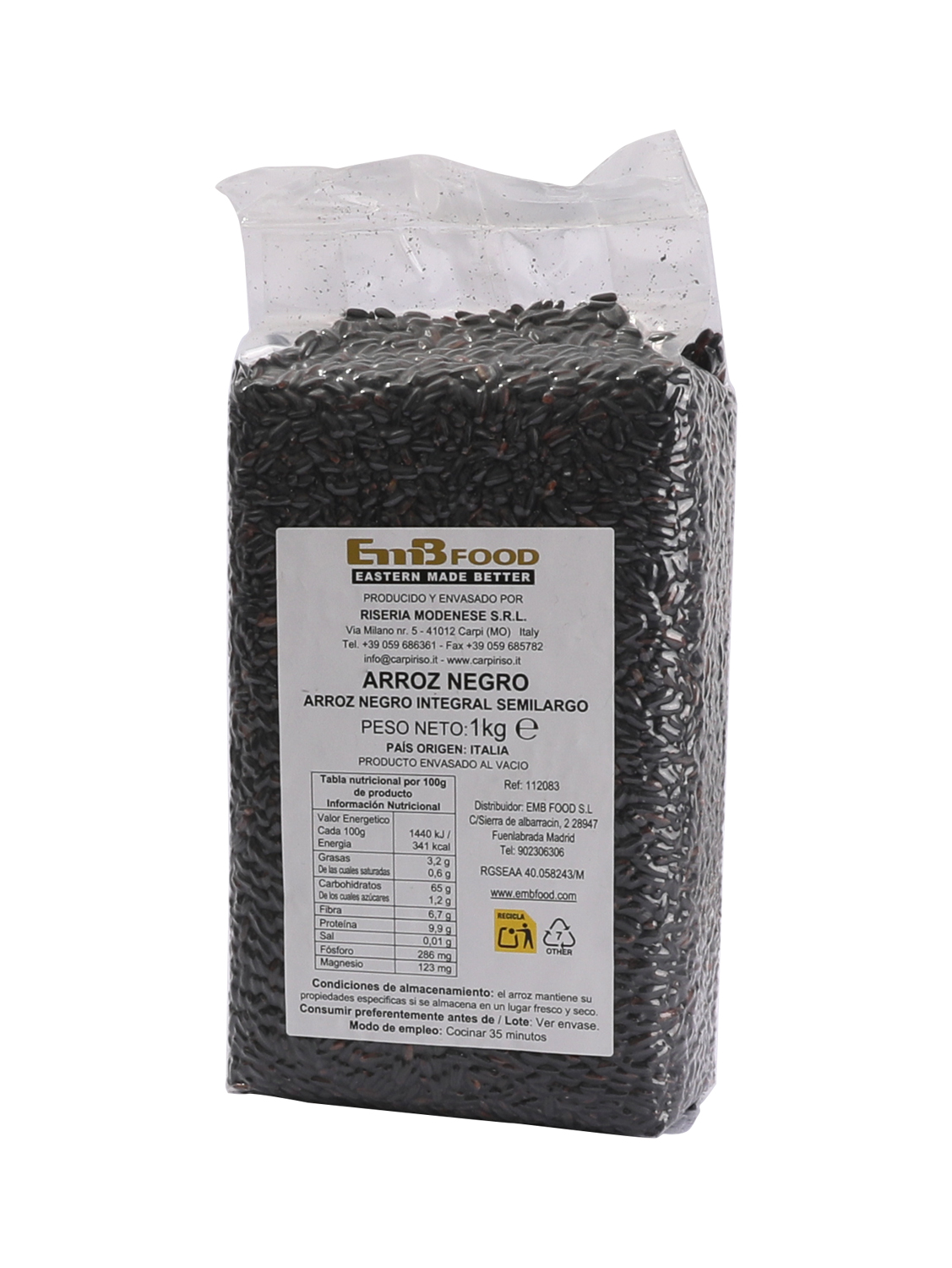 (整)CARPI真空黑米 12/1kg | EMBFOOD