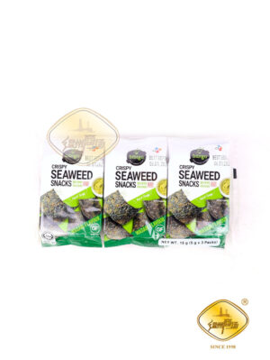 合并10+1韩国BIBIGO即食脆海苔(芥末味) 12/15g(3*5g) | EMBFOOD