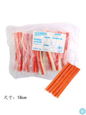*PESCANOVA冰冻蟹肉条 18cm 5/1kg | EMBFOOD