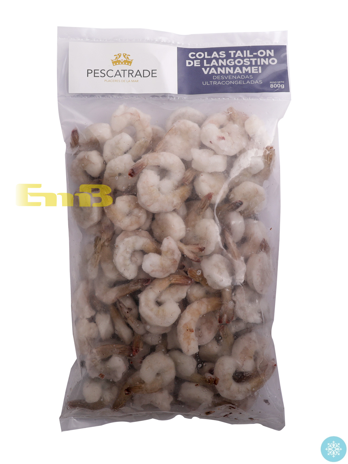 (整)P.T.冰冻无头虾(去虾线41/50) 10/800g | EMBFOOD