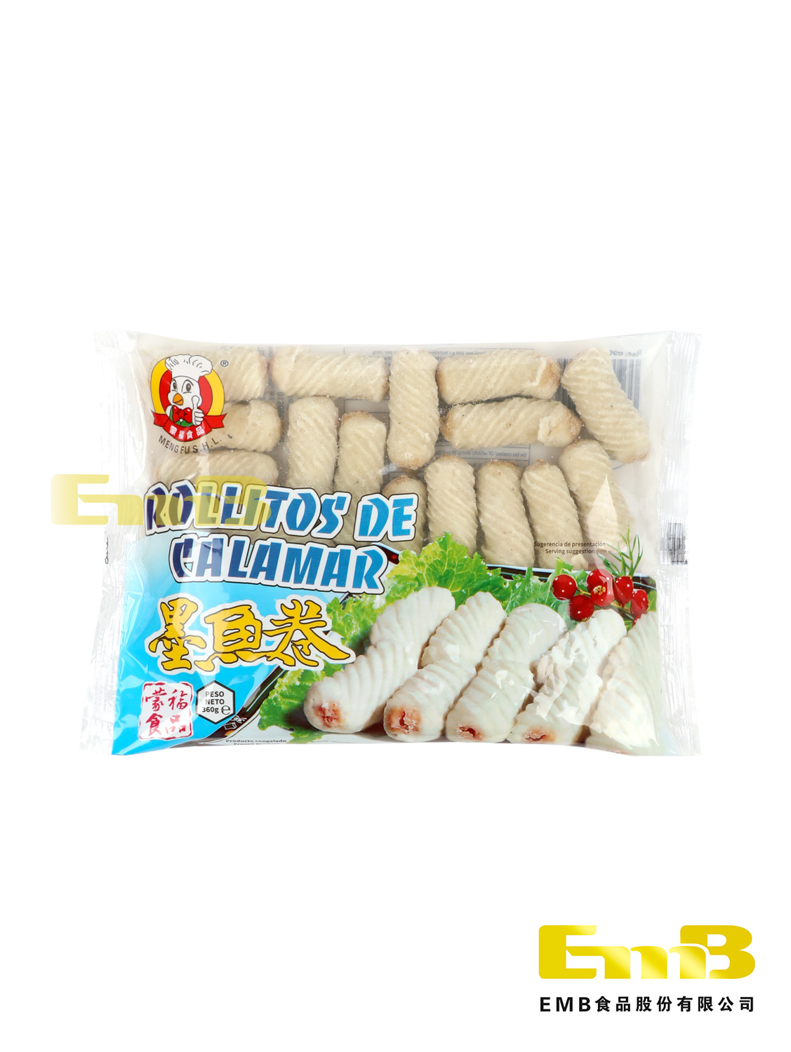 蒙福墨鱼卷 16/360g | EMBFOOD