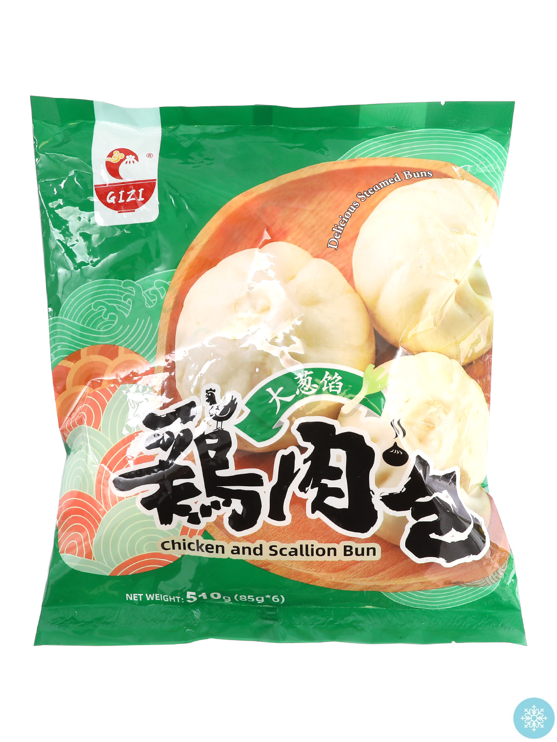 50%GIZI冰冻大葱鸡肉包6个装 12/510g | EMBFOOD