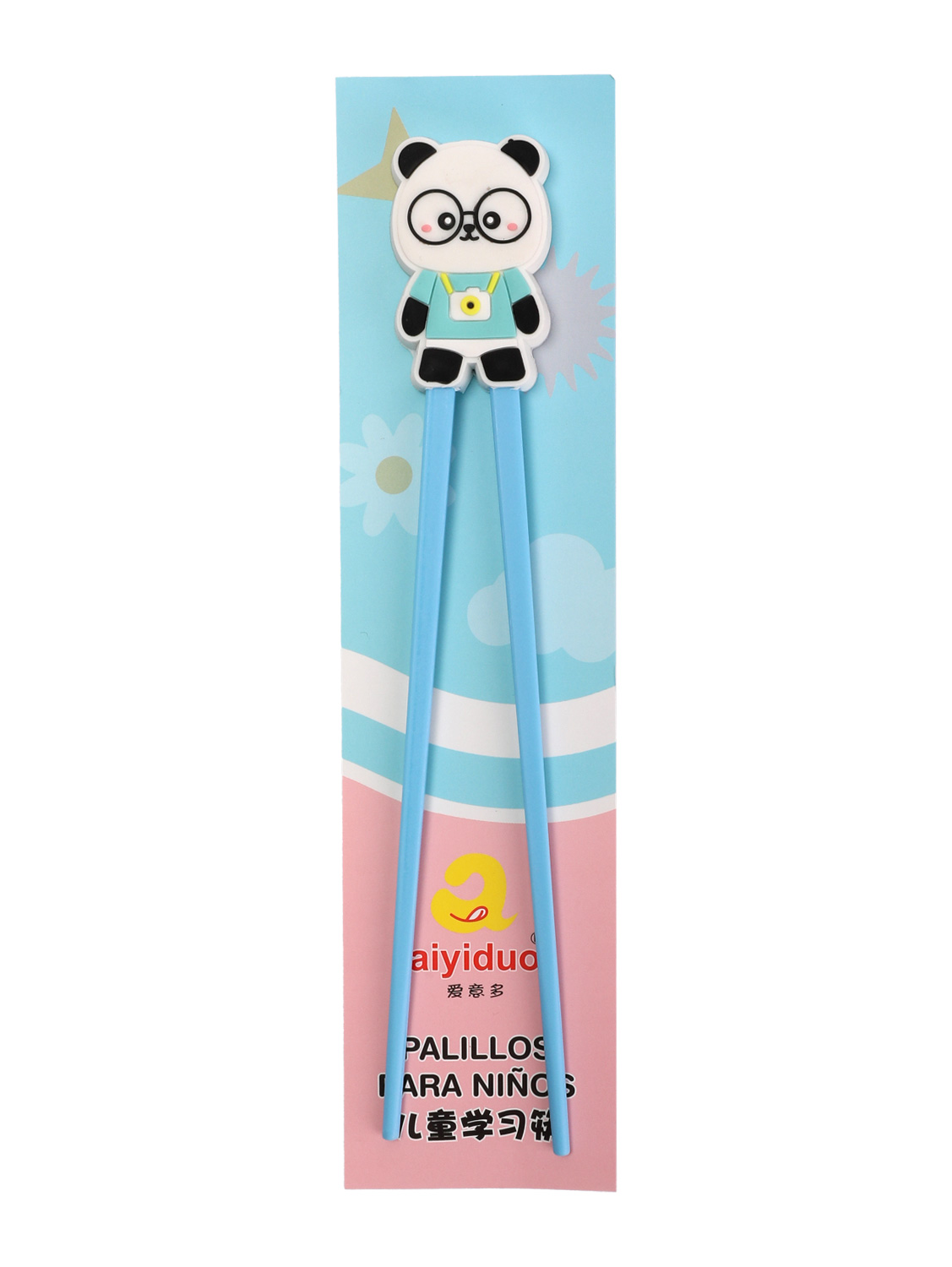 眼镜熊儿童学习筷23cm 1*600(30*20u) | EMBFOOD