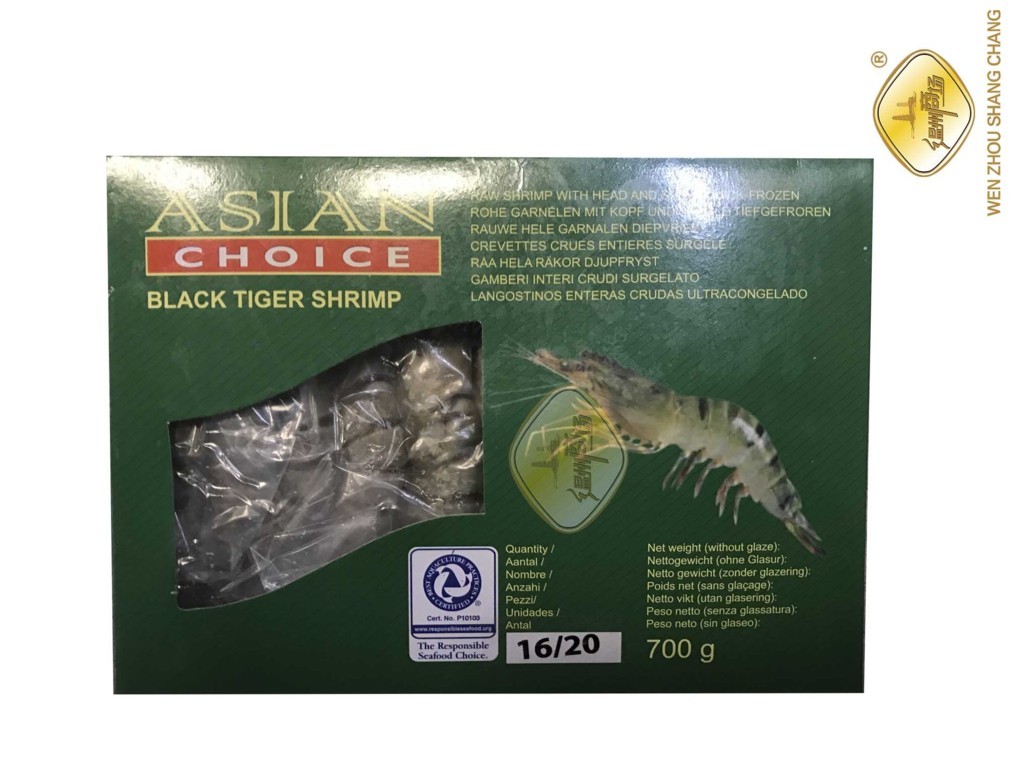 AEF带头黑虎虾16/20 10/700g | EMBFOOD