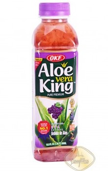 合并10+1OKF KING芦荟饮料(葡萄味) 20/500ml | EMBFOOD