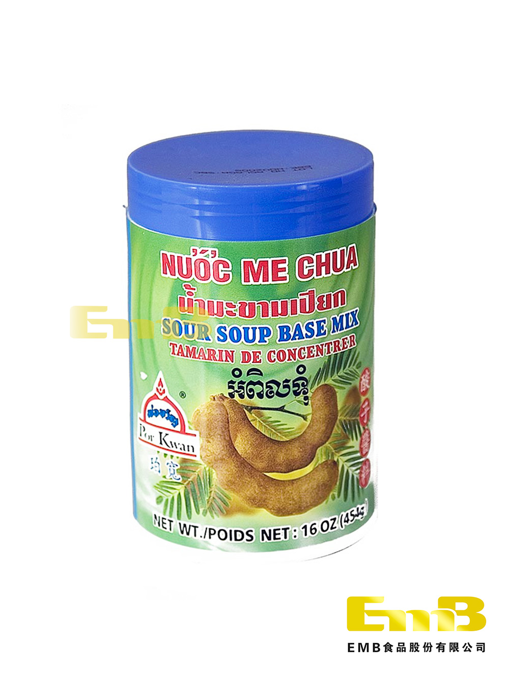 合并10+1泰国珀宽浓缩酸子酱料 24/454g | EMBFOOD