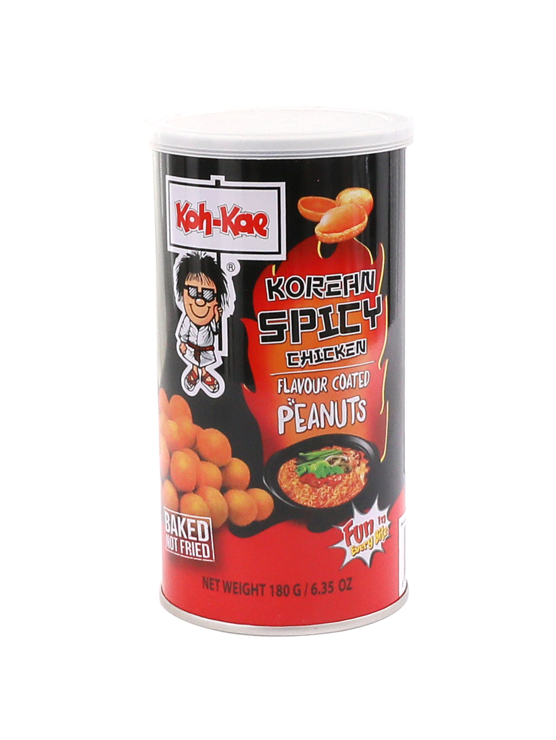 KOH KAE大哥裹皮花生(韩式辣鸡味)12/180g | EMBFOOD