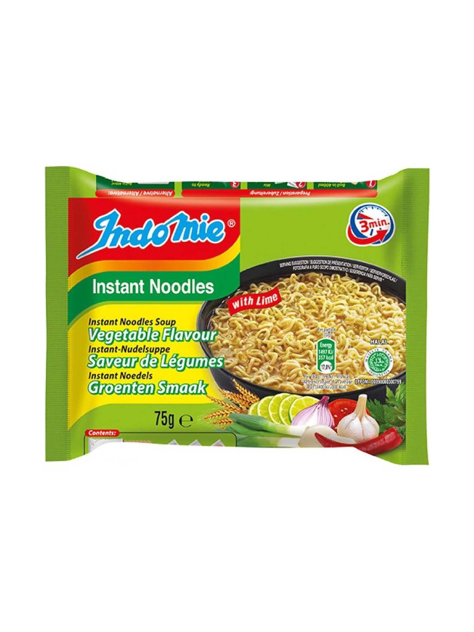 INDOMIE方便面(蔬菜青柠檬味) 40/75g | EMBFOOD