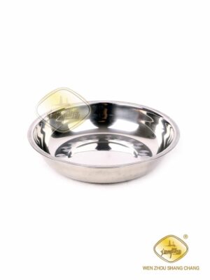 ST不锈钢无磁圆形汤盘 1*240 22cm DST182 | EMBFOOD