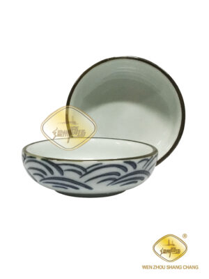 GM海浪日式圆味碟3.5寸 1*200 8cm | EMBFOOD