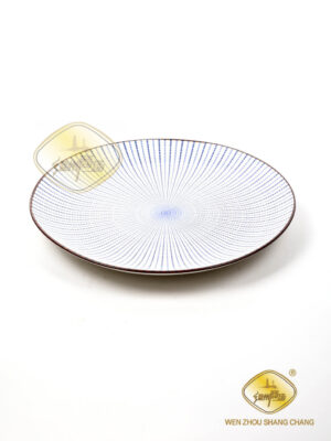 GM线条浅式圆汤盘10寸 1*20 25x25cm | EMBFOOD