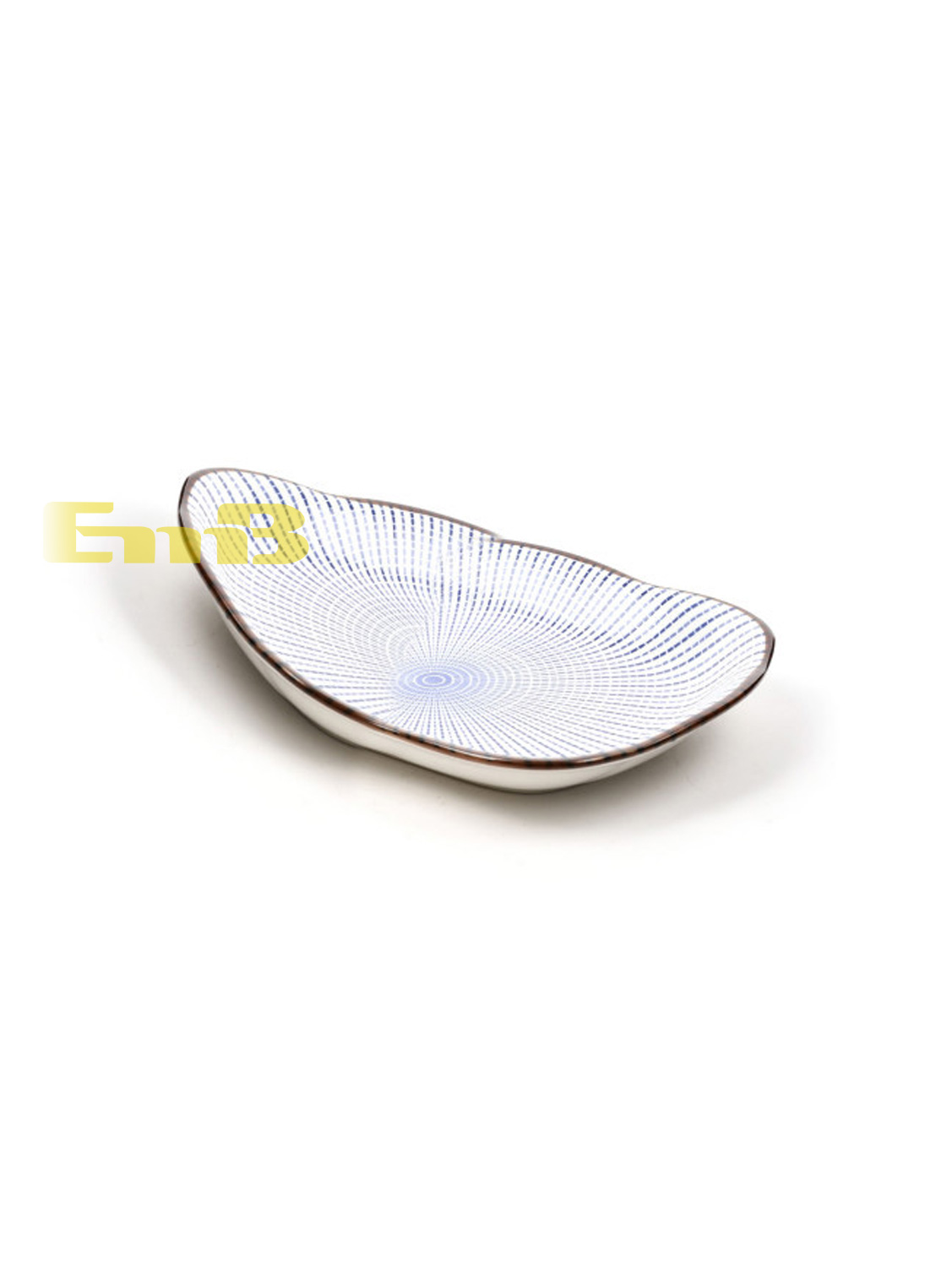 GM 80长方浪边盘 60/8寸 21*13.5cm | EMBFOOD