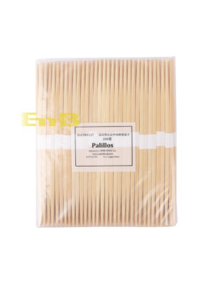 日式两头尖中间带纸筷子20/100双 24cm*5mm | EMBFOOD