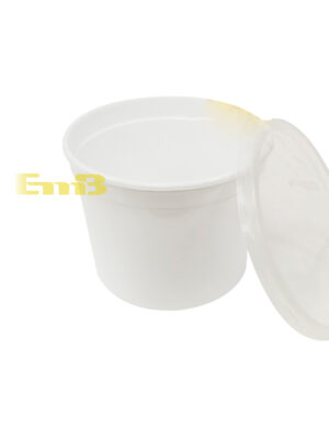 #4P01000外卖盒*圆高+半盖300/1000cc12*25个 | EMBFOOD