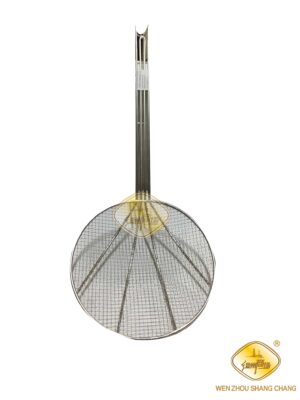 DF不锈钢带勾长柄钢笊篱24cm 1*50  702505 | EMBFOOD