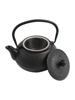 小颗粒黑色铁茶壶 1*12 0.6L 13x8cm | EMBFOOD