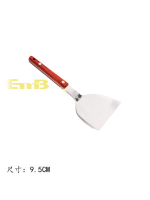 ST95日本木柄铁铲料理铲9.5cm 1*100 | EMBFOOD