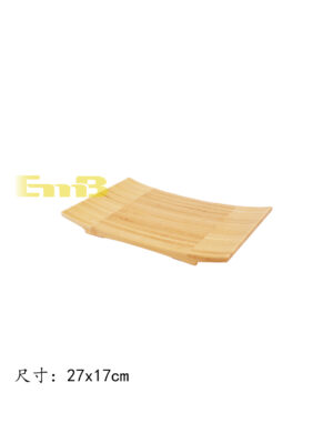 JM25大号竹木弯形寿司板 1*100 27x17cm | EMBFOOD