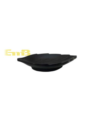 WB密胺黑色磨砂树叶碟440/4.5寸 140027 | EMBFOOD