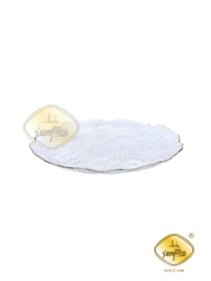 GM明2号描金葵花盘10寸 1*24 | EMBFOOD