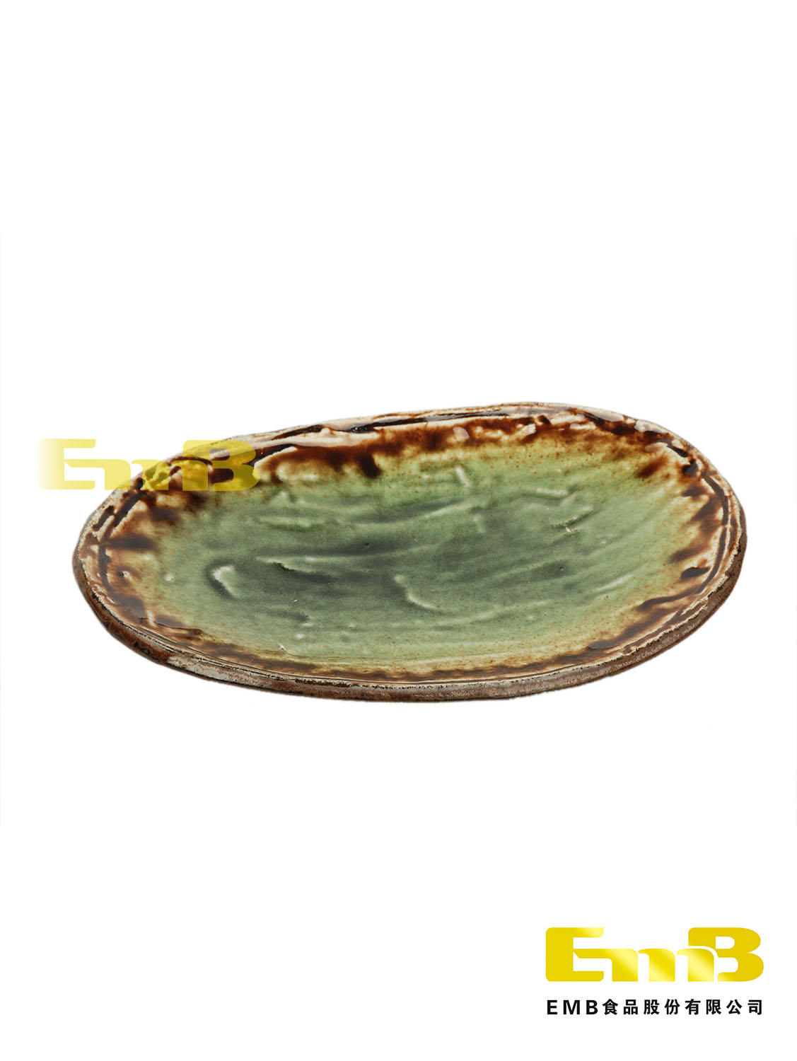 GM墨绿窝盘 1*16 24.5x16x4.5cm | EMBFOOD