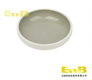 GM外白内灰小圆碟/味碟 1*240 7x7.2cm | EMBFOOD