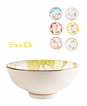 LQ印彩6碗套装(玉兰花) 1*24套 GS-049-3309 | EMBFOOD