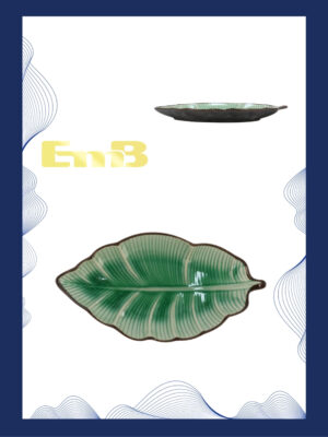 GM翠绿叶碟 1*100 18.5x10cm | EMBFOOD