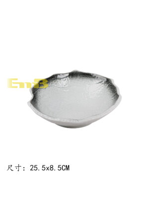 GM渐变绿石纹斜口碗 1*20  25.5x8.5cm | EMBFOOD