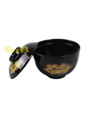 ST5A黑松花仙才汤碗盖碗 1*60 MF-003-5A | EMBFOOD