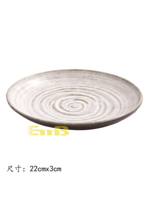 GM云雾炫纹圆盘 1*24 22x3cm | EMBFOOD