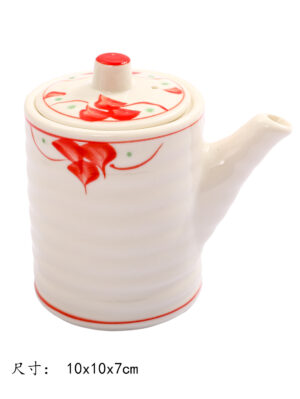 GM赤绘高身酱壶 1*80 10x10x7cm | EMBFOOD