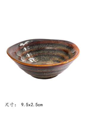 JM罗纹酱汁碟(万绿拉丝)3.8寸 1*115 9.5x2.5cm | EMBFOOD